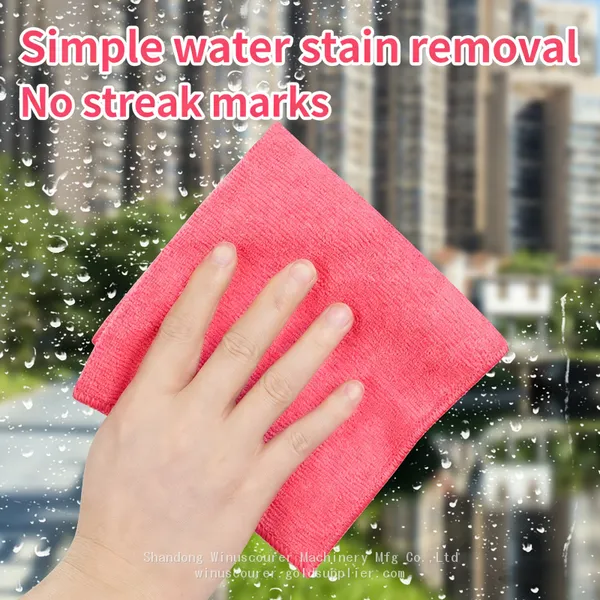 Absorbent Microfiber Cleaning Cloth Dish Wash Microfiber Towels photo-4