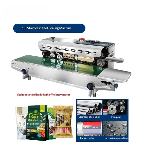 Automatic Plastic Bag Sealing Machine for Food Packaging With PLC Control