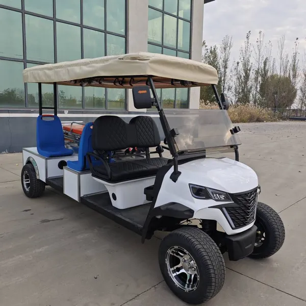 Latest Model Electric Golf Cart With Special Medical Facilities and Additional Stretchers, From the Original Manufacturer for Export Trade photo-2