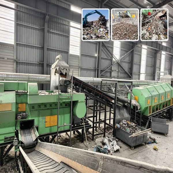 Taiwan Household Garbage Waste Sorter Trash Sorting Machine Municipal Solid Waste Sorting Station EPC