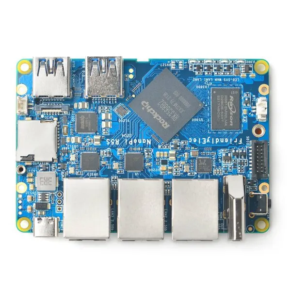 NanoPi R5S-LTS | RK3568B2 | 2.5G Ethernet IoT Gateway & Mini NAS Board photo-4