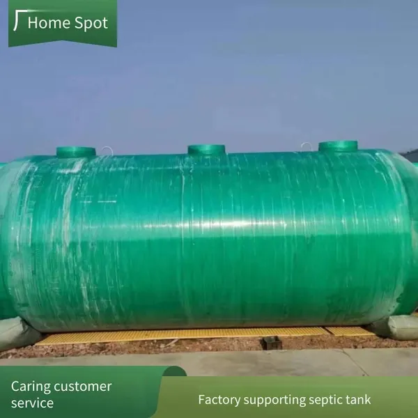 Factory Area Supporting Finished Frp Septic Tanks, Three - Compartment Prefabricated, Buried Domestic Sewage Collection Tanks photo-4