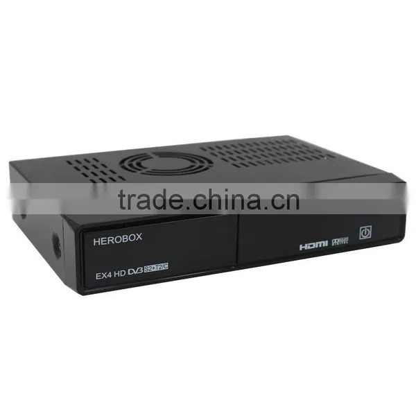 2016 Best Selling Europe ip tv Satellite Receiver HEROBOX EX4 HD Dvb S2+T2/C Tuner Satellite Receiver photo-3