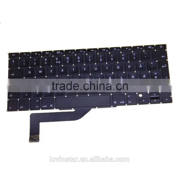 Norwegian Laptop Replacement Keyboard For Apple Macbook Pro Retina 15" A1398 2013-2016 photo-3