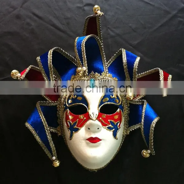 Serious Masquerade Masks Princess Party Venice Feather Mask Masquerade Full Face Mask photo-5
