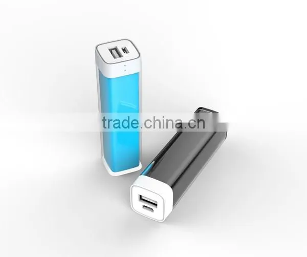 Mini 2600mAh External Battery Pack Compact "Lipstick" Size USB Universal Portable Power Bank Charger photo-2