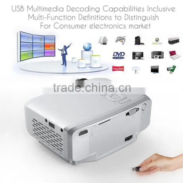 Best Selling Mini Projector GP9S Full HD LED Pocket LED Beamer photo-4