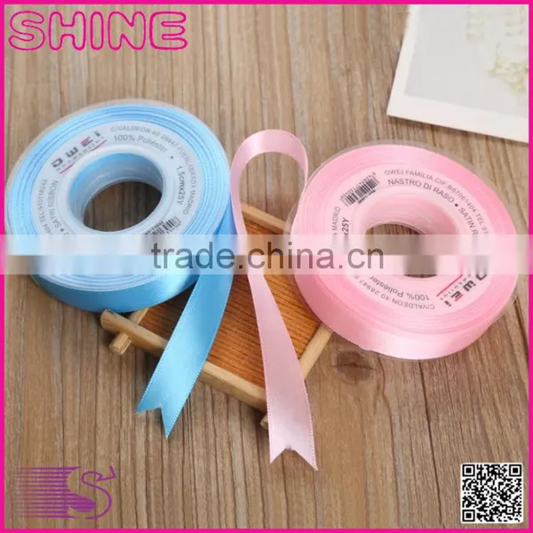 Customized Colourful Simple Grosgrain DIY Decoration Polyester Ribbon Rolls