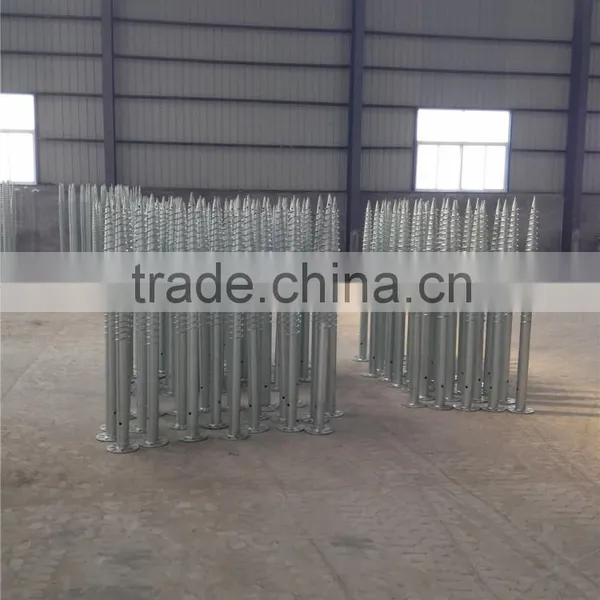 Solar Panel Hot Dipped Galcanized Ground Screw Anchor photo-4