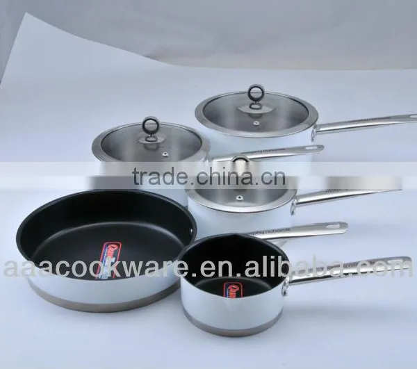 Transparent High-temperature Painting Stainless Steel Kitchenware Sets photo-2