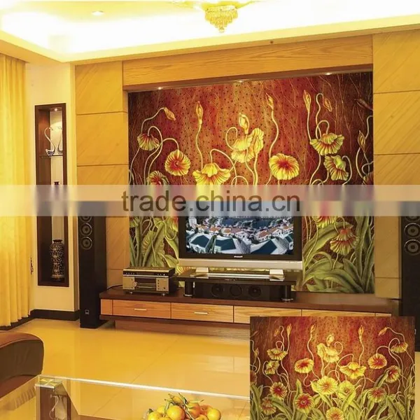 TV Mirror Glass Wall, Customized Design For Your Need