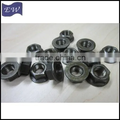 1/4"-20 UNC Flange Nuts ,plain on Stock photo-6