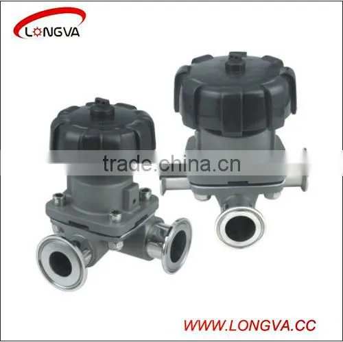 Stainless Steel Three-way Diaphragm Valve