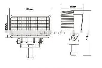 Flood Beam 20W Cree Led Work Light for Tractor,truck,emergency Led Work Light photo-3