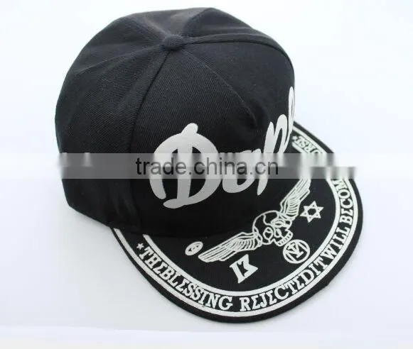 BSH023 Lighting 3D Skull Embroidery Baseball Cap Fashion Sport Hat photo-3