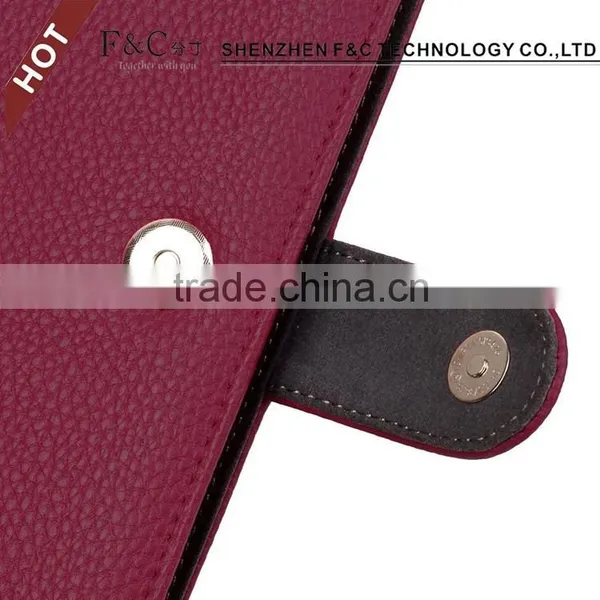 Shenzhen F&C Hand-crafted Premium PU Leather Material Folio Cover for Macbook Pro Case 11" 12" 13" 15" Compatible photo-5