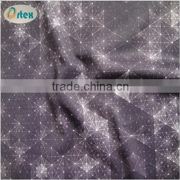 Polyester Spandex Digital Printing Knitting Fabric photo-3