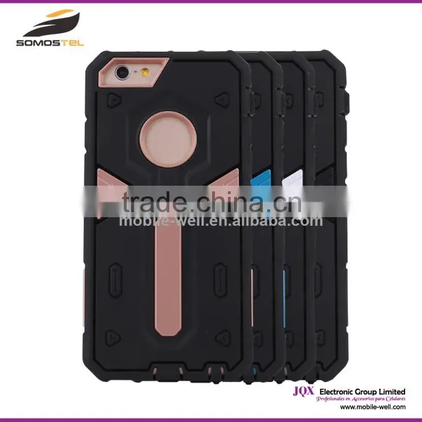 [Somostel] Supplier Colorful Armor TPU + PC Ultra Slim Armor Case for Iphone 6 6s