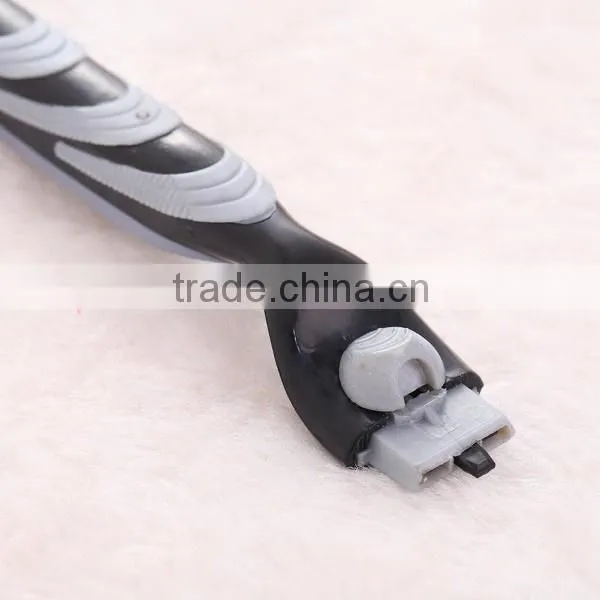 Safety Razor Long Handle Alloy Excellent Portable Shaver System Sharpener Blades For Men photo-3