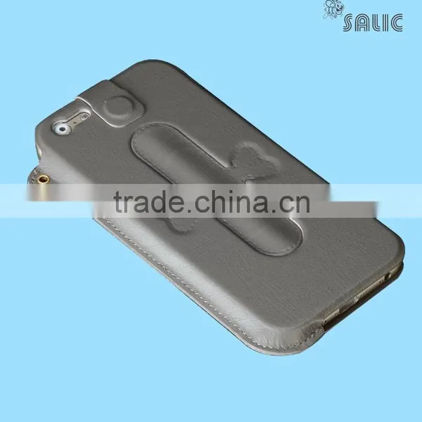 Stand Holder pu Leather Cover for IPhone 6 Mobile Holder photo-5