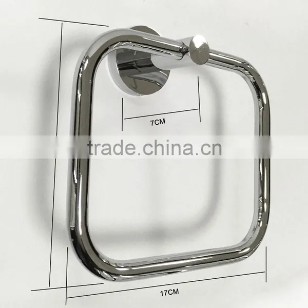 Chrome Polish Classic Modern Towel Ring 24" Towel Bar Robe Hook Paper Holder 4pcs Set Bath Accessories Bathroom Hardware photo-2