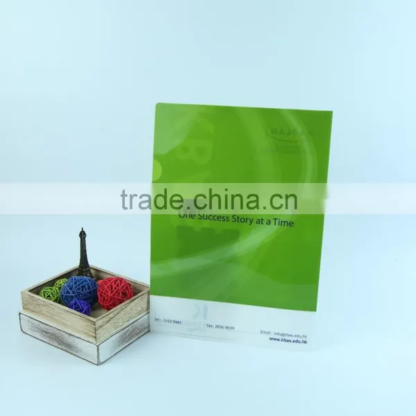 Custom Color PP L Shape Executive File Folder, L Shape Plastic Folder, a4 Portable File Folder Bag for Business photo-2