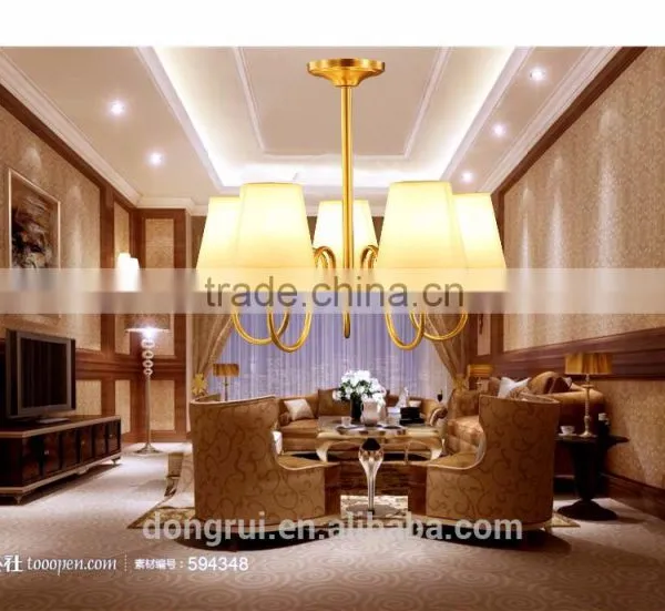 American Morden Style Classical Full Copper Lighting Chandelier Pendant Light 291-10H photo-3