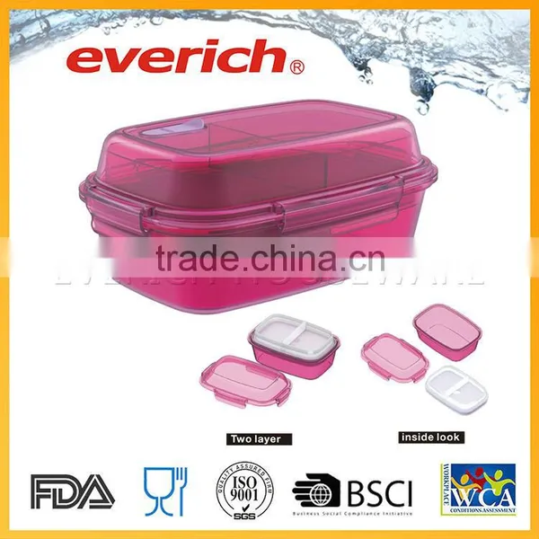 Compartment 2016 Hot Sale Unique Two Compartment Food Container photo-4