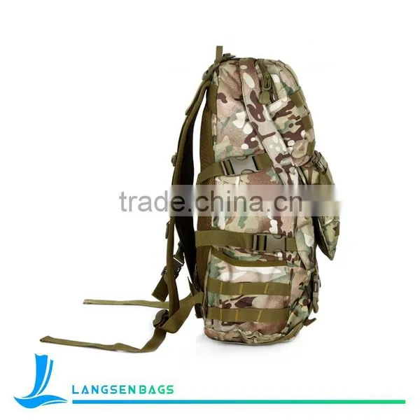 Wholesale China Canvas Backpack Large Capacity Outdoor Military Camouflage Backpack photo-4