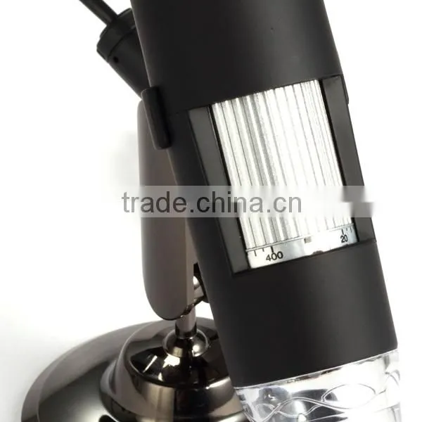 Hot Mini Handheld 20x-400x USB Digital Microscope With 8 LEDs Brightness Adjustable Measurement Software photo-4
