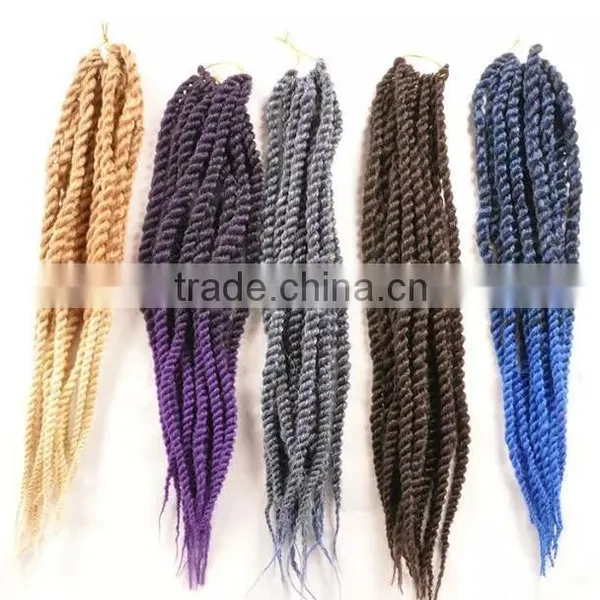 Premium 24" Havana Mambo Twist Crochet Pretwist Hair Havana Twist Crochet Braids Afro Extension Havana Mambo Twist Beauty Hair photo-4