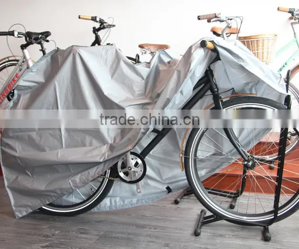 Big Size Bicycle Covering Waterproof Dustproof Tandem Bike Cover UV Resistant Heavy Racing Bike Cover photo-4