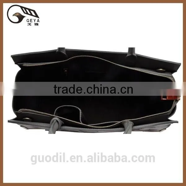 Latest Brand Design Handbag Tote Style Lady Bag With High Quality Hardware photo-4