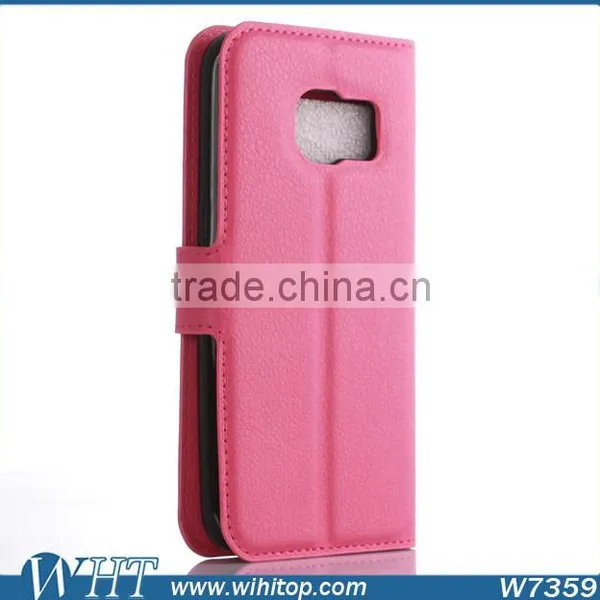 Flip Leather Case for Samsung S7, Mobile Phone Wallet Case for S7 photo-2