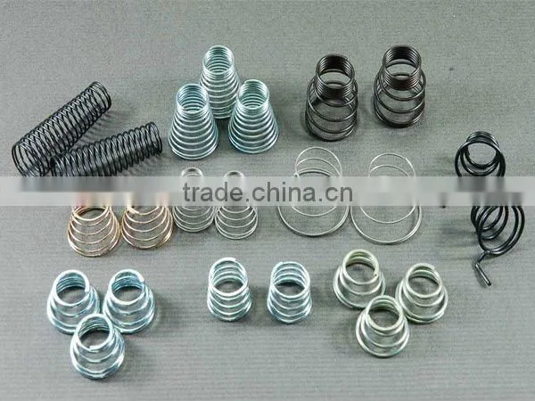 Metal spiral tower spring