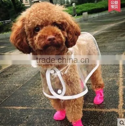 Clear Pet Dog Waterproof Rain Dog Pet Raincoat