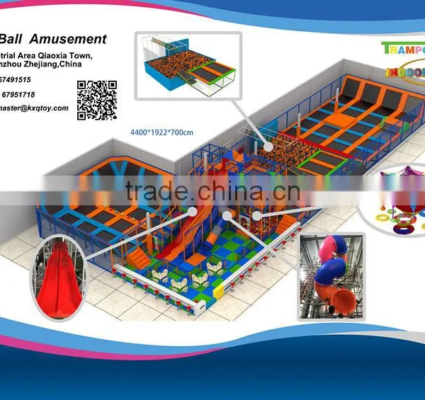 China Manfacturer Factory Direct Sale Trampoline Park Indoor Amusement Indoor Trampoline Park photo-2