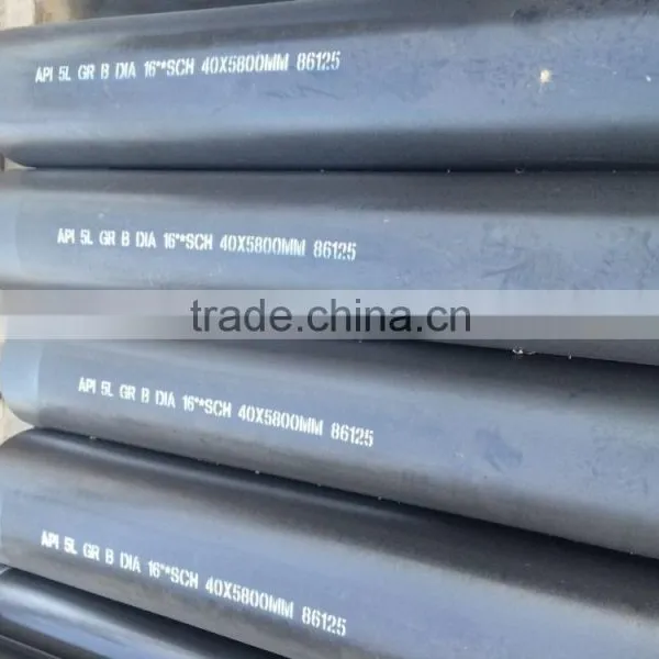 HIGH QUALITY API 5L WELDED BLACK CARBON STEEL PIPE photo-5