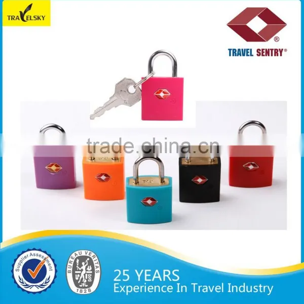 Brass Padlock Square TSA Key Lock
