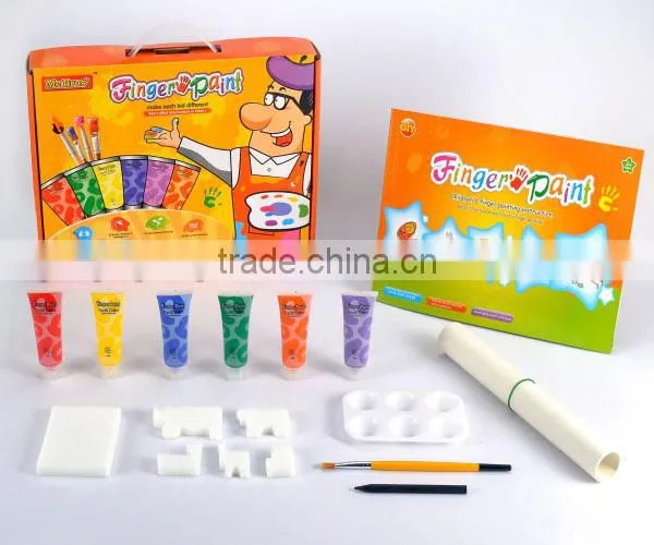 Funny Item 4 Color Friendly Material Child Toy Finger Painting Set Toy photo-5