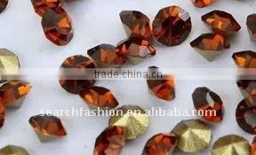 Professional Machine Cutting Pointback Crystal