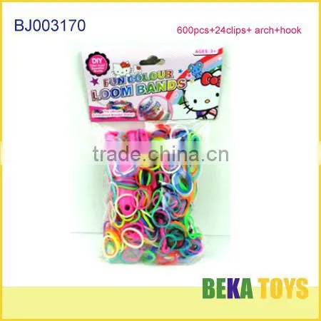 Funny Diy Rubber Rain Loom Band Kit 300pcs photo-2