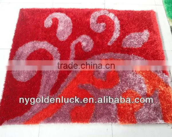 Rubber Backed Shaggy Hand Tuft Carpet