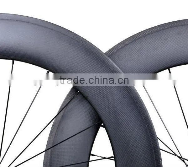 700C CARBON WHEELS 88MM TUBULAR, Professional Bike Wheels 3k Glossy Rim 88mm Tubular, Road Bicycle Wheelsets 88mm Tubular photo-4