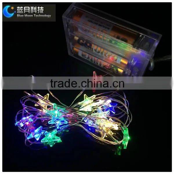 Red Heart Shape Battery Powered Led String Light photo-5