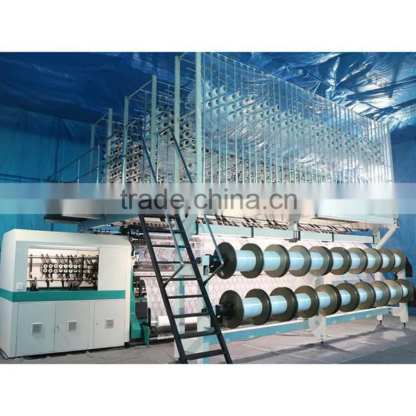 High speed textile warp machine , tricot knit lace machine
