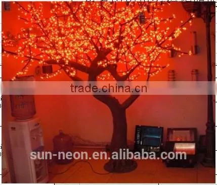 Outdoor Acrylic Motif Tree Light LED Sculpture Light Decorations Led Cherry Blossom Tree Light photo-5
