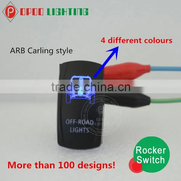 Factory Sell Rocker Switch T85,Laser Etched ON/OFF ARB Carling Rocker Switch T85 photo-3