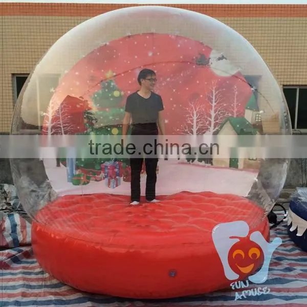 Wedding Snow Globe Inflate Snow Globe Christmas photo-2