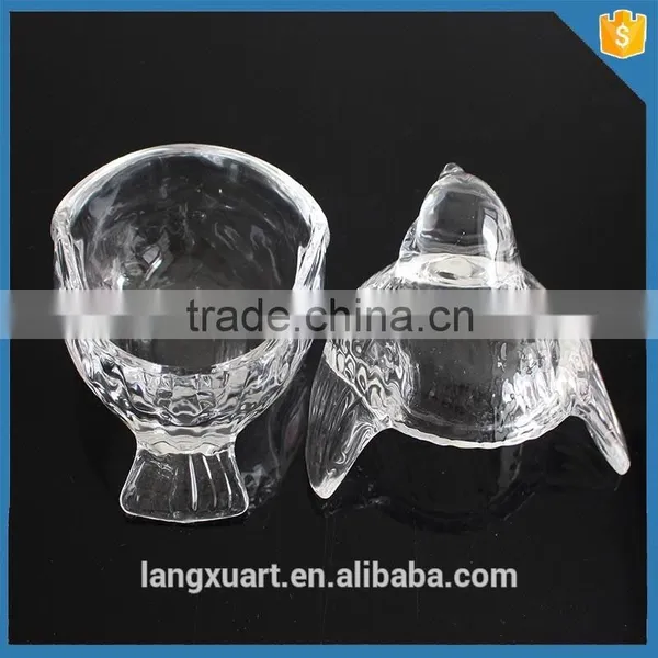 2015 New Product Animal Shape Bird Glass Candy Jar photo-2